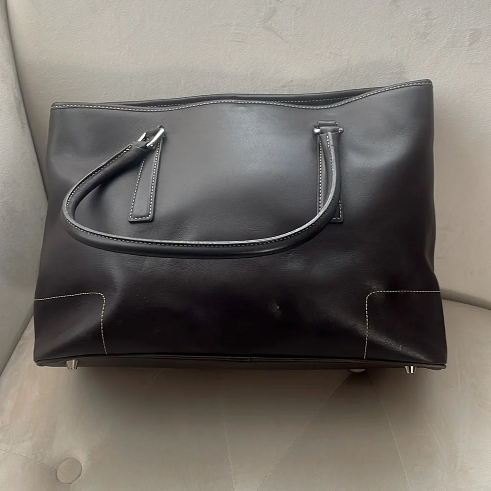 COACH leather RARE vintage Y2K brown Tote bag